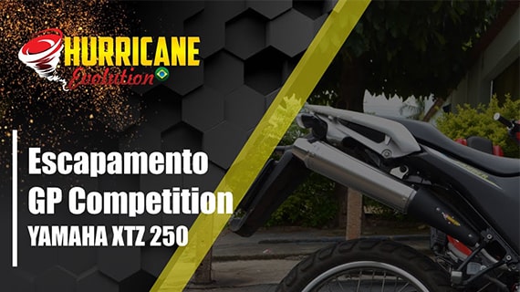 Escapamento esportivo para Yamaha XTZ 250 lander - Hurricane Evolution